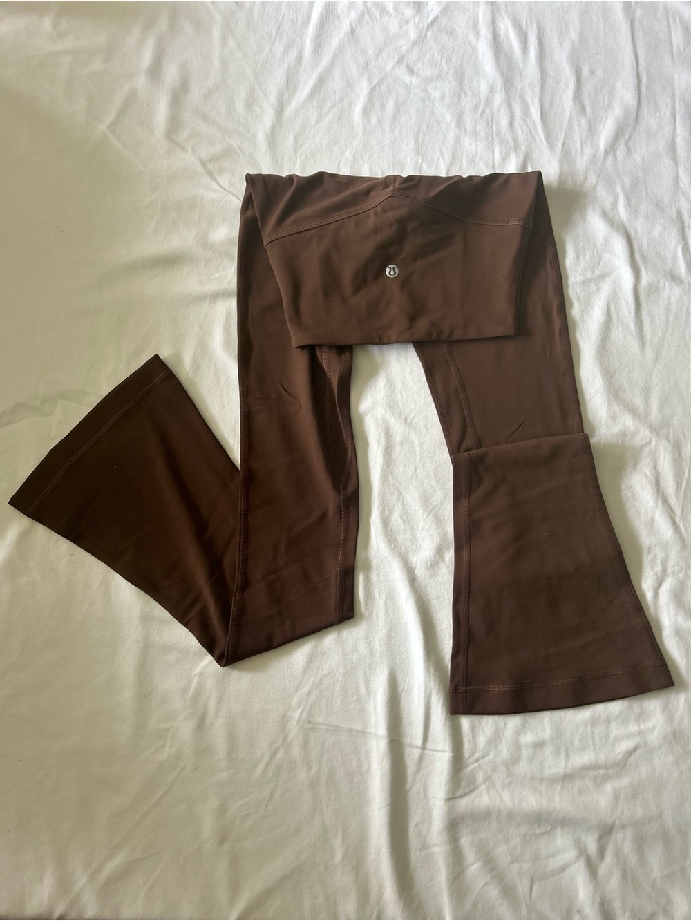 lululemon athletica Brown Flare Leggings